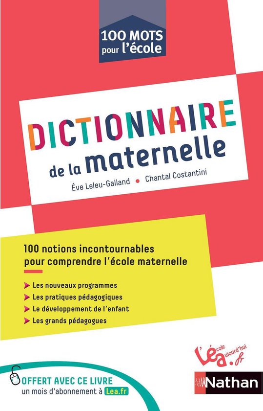 100 Mots pour l ecole - Dictionnaire de la maternelle - cover