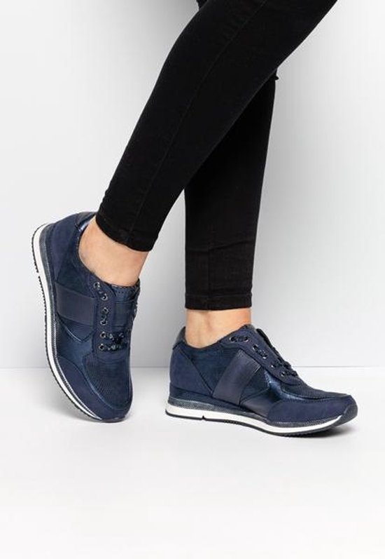 Marco Tozzi Sneakers blauw | bol.com