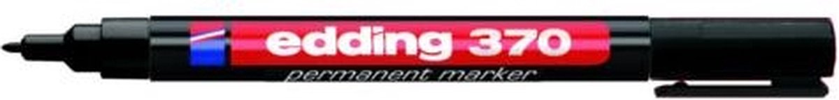 Viltstift edding 370 rond 1mm zwart | 10 stuks