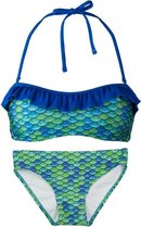 FinFun Bikini Setje Zoey's Aussie Green Maat L (10 Jaar)