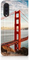 Geschikt voor Samsung Galaxy A50 Bookcover Design Golden Gate Bridge