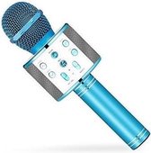 Draadloze Bluetooth Karaoke Microfoon HIFI - WS-858 - Blauw