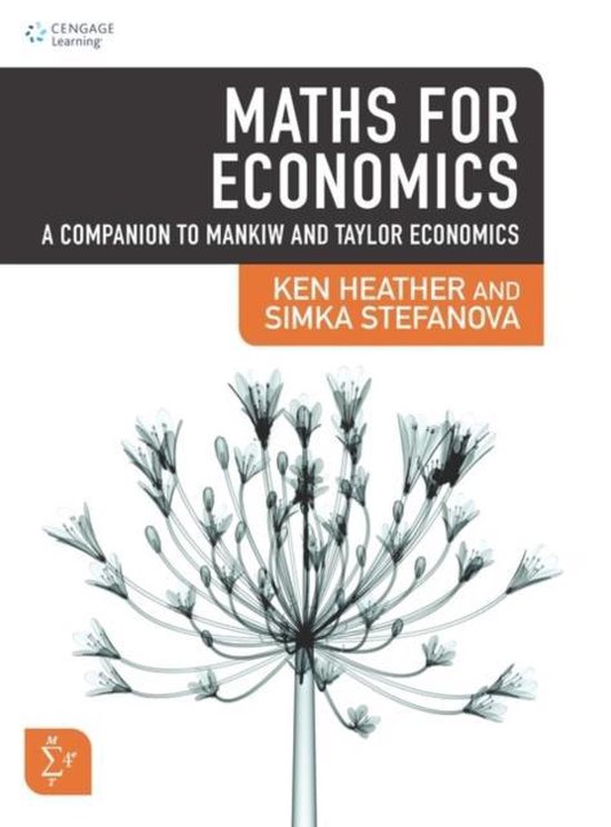 Maths for Economics 9781473725423 Simka Stefanova Boeken bol