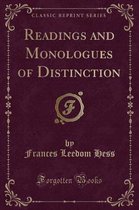 Readings and Monologues of Distinction (Classic Reprint)