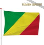 Congolese Vlag Kongo 40x60cm - Kwaliteitsvlag - Geschikt voor buiten