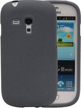 Grijs Zand TPU back case cover hoesje voor Samsung Galaxy S3 mini I8190