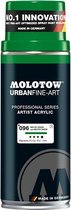 Molotow Urban Fine Art Acryl Spray: Groen - 400ml spuitbus voor canvas, plastic, metaal, hout etc.