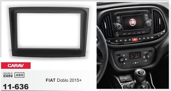 autoradio android avec cadre 2-DIN FIAT Doblo 2015+ Audiovolt 11-636 |  bol.com