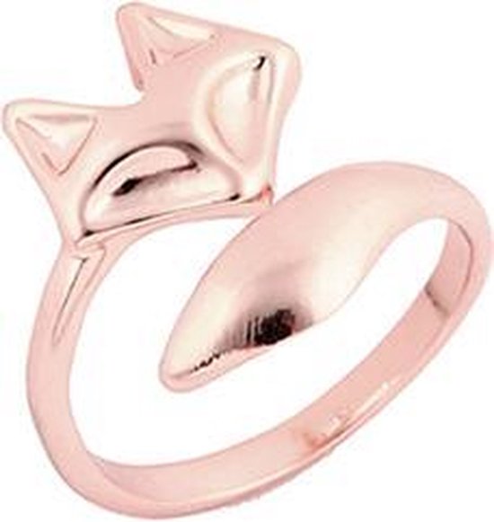 24/7 Jewelry Collection Vos Ring Verstelbaar - Verstelbare Ring - Zilverkleurig - Amodi