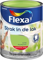 Flexa Strak In De Lak Hoogglans - Appelgroen - 0,75 liter