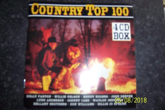 Country top 100 - 4 Dubbel Cd - Don McLean, John Denver, Bellamy Brothers, Dolly Parton, Freddy Fender, Piet Veerman, Pussycat - Onbekend