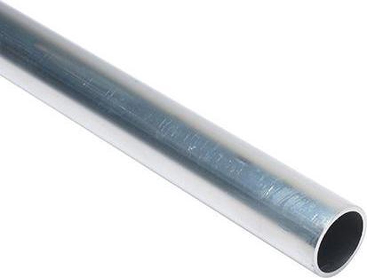 Essentials ronde buis aluminium brut 100 x 3 x 0,2 cm