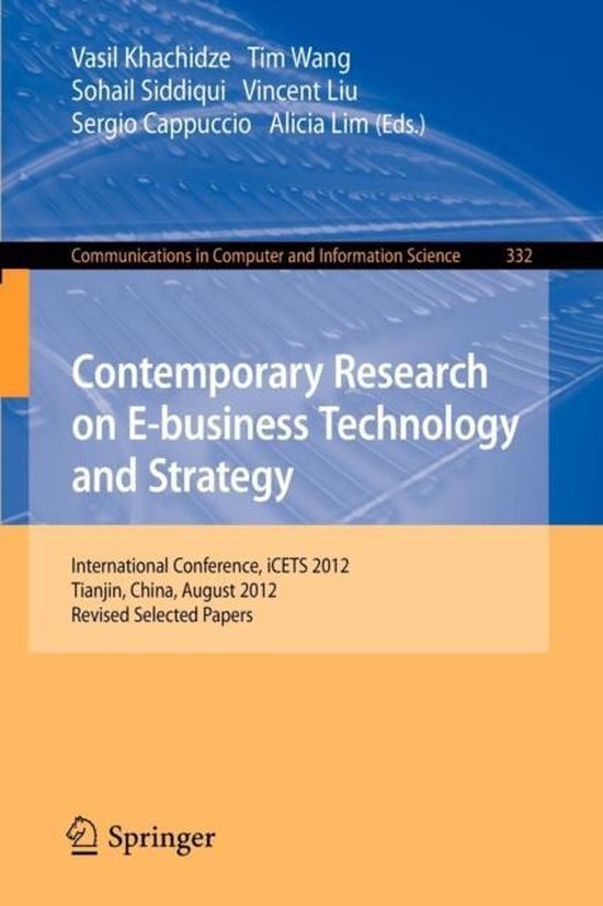 Contemporary Research on E-Business Technology and Strategy - cover