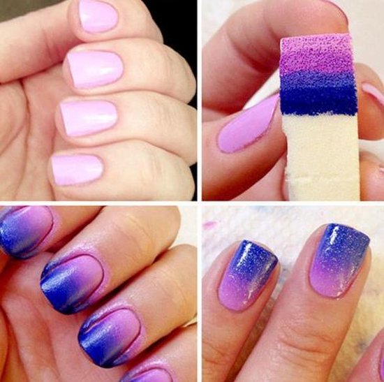 Nagels spons set Manicure nagelsponsjes Nailart bol