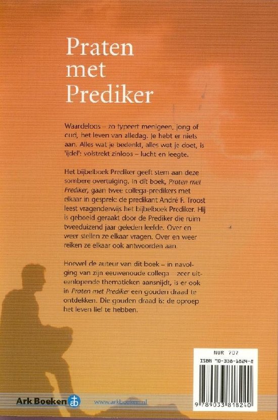 | Praten Met Prediker, A.F. Troost | 9789033818240 | Praten Met Prediker, A.F. Troost | 9789033818240