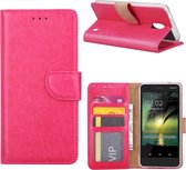 Xssive Hoesje voor Nokia 2 - Book Case - geschikt voor 3 pasjes - Pink