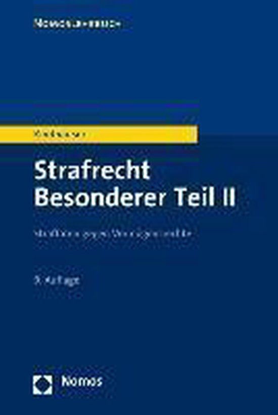 Strafrecht Besonderer Teil II - cover
