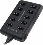 Concentrateur LogiLink USB 2.0, 10 ports avec EIN / AUS Schalter