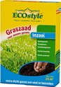 ECOStyle Graszaad-Inzaai voor Nieuwe Gazons - Dicht Gazon zonder Mos - Sterke Grasmat - Snelkiemend Graszaad - Speel & Siergazons - 25 M² - 500 GR