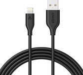 Anker PowerLine Lightning Kabel MFI 1.8m - Zwart