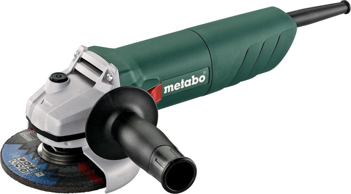 Metabo W 750-125 - Haakse slijper - 750 Watt - Ø-slijpschijf 125 mm |  bol.com