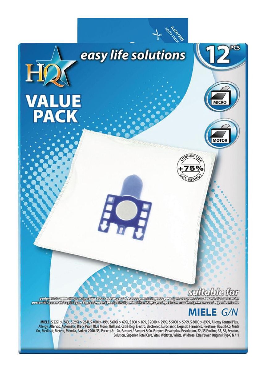 HQ Miele GN - Stofzuigerzakken