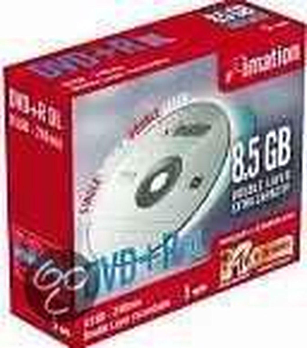 Imation DVD+R 240min/8,5Gb 5 stuks in jewelcase - Dual Layer