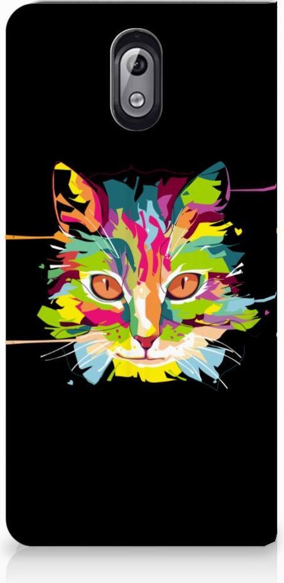 Nokia 3.1 (2018) Magnet Case Cat Color