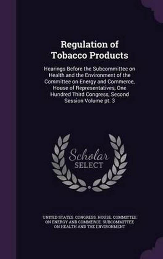 Regulation of Tobacco Products 9781355590880 Boeken