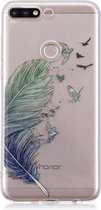 Design TPU Hoesje Huawei Y7 (2018) - Feather