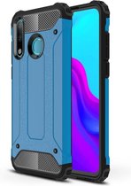 Armor Hybrid Back Cover - Huawei P30 Lite Hoesje - Lichtblauw