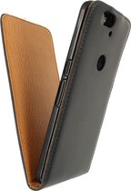 Huawei Nexus 6P Hoesje - Xccess - Serie - Kunstlederen Flipcase - Zwart - Hoesje Geschikt Voor Huawei Nexus 6P