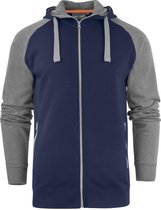 Mac One HOODIE CHRIS 2532028 - marine / grijs mêlée - XS