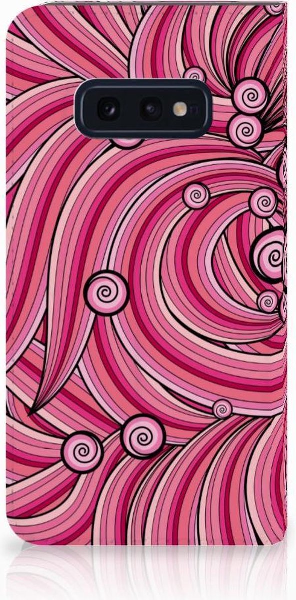 Samsung Galaxy S10e Bookcase Swirl Pink