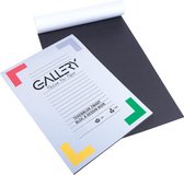 20x Gallery tekenpapier, zwart, 24,5x34,5cm, 120 g/mÂ², blok van 20 vel