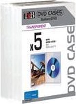 T'nB BITRDVD05 CD-DVD doosje Transparant ( 5 pak )