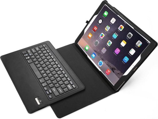 Tablet2you Clavier Apple iPad 2018 avec étui en cuir - Zwart | bol.