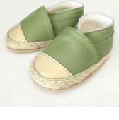 Chaussures bébé-espadrilles-Golden-Olive / 3-6 mois