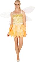 dressforfun - Vrouwenkostuum bladerfee gouden bloem XL - verkleedkleding kostuum halloween verkleden feestkleding carnavalskleding carnaval feestkledij partykleding - 301158