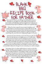 Blank BBQ Recipe Book For Father