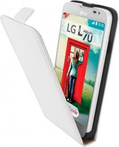 Mobiparts - witte premium flipcase - LG L70 / L65