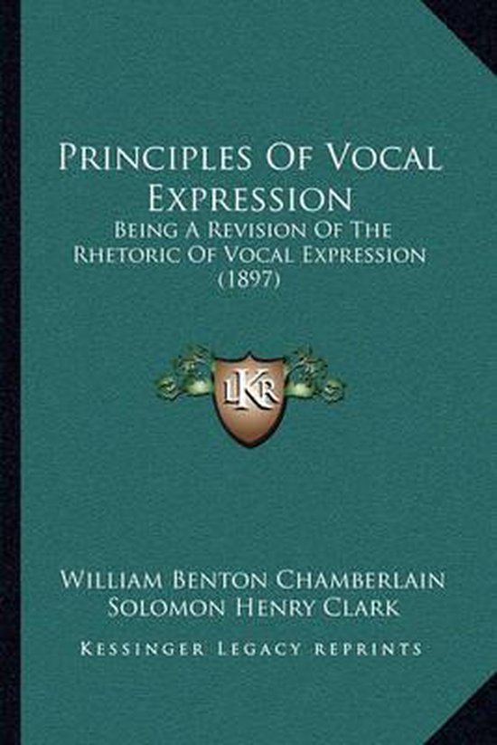 Principles of Vocal Expression - cover