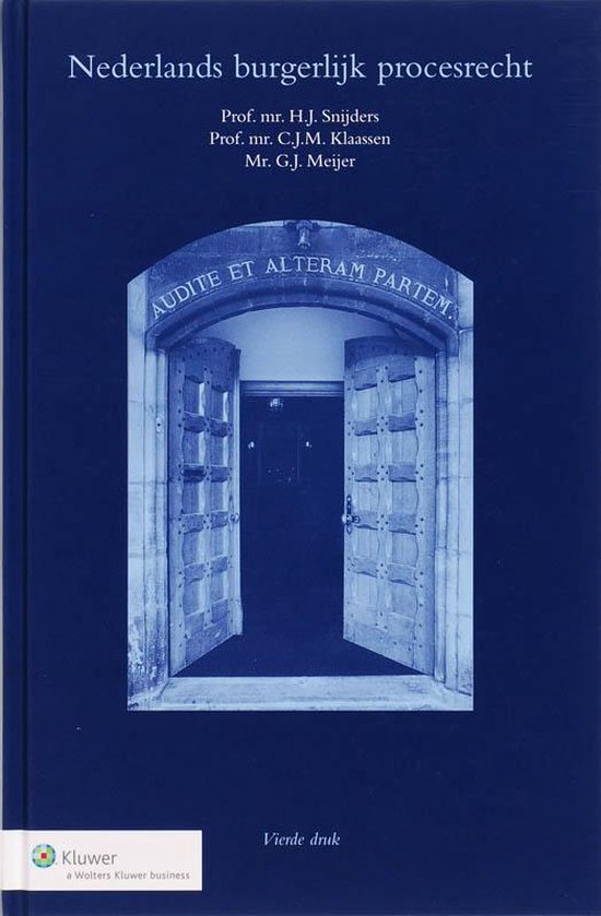 Cover van het boek 'Nederlands burgerlijk procesrecht / druk 4' van C.J.M. Klaassen en H.J. Snijders