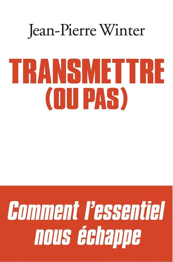 Transmettre (ou pas) - cover