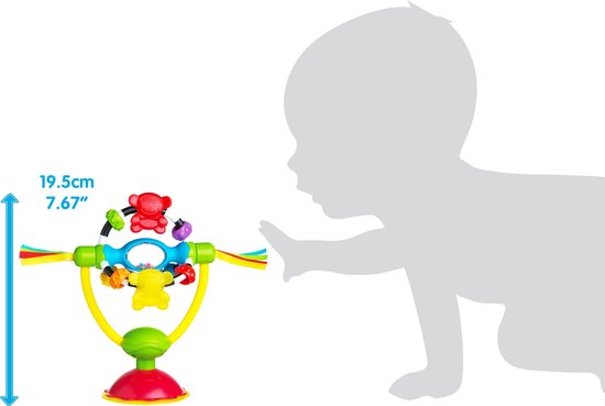 Playgro Kinderstoel speeltje met verbeterde zuignap - Grijp- en bijtspeelgoed van Playgro — afbeelding 3