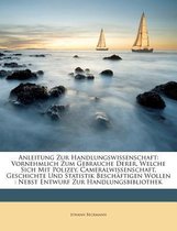 Anleitung Zur Handlungswissenschaft
