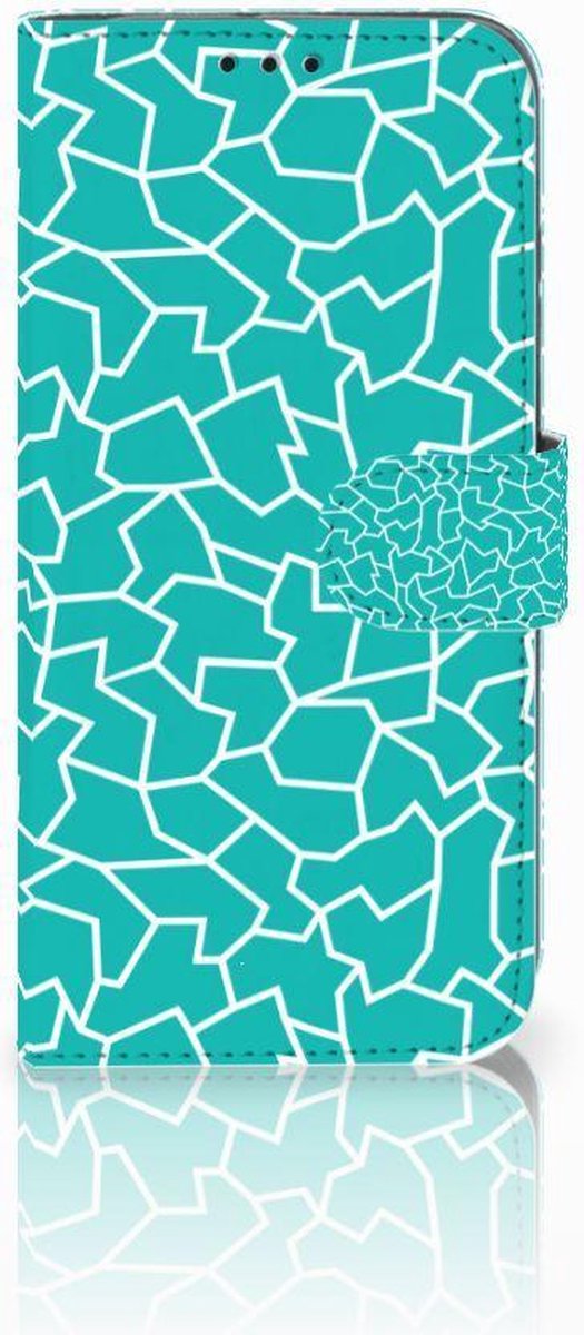Honor 10 Lite Hoesje Cracks Blue