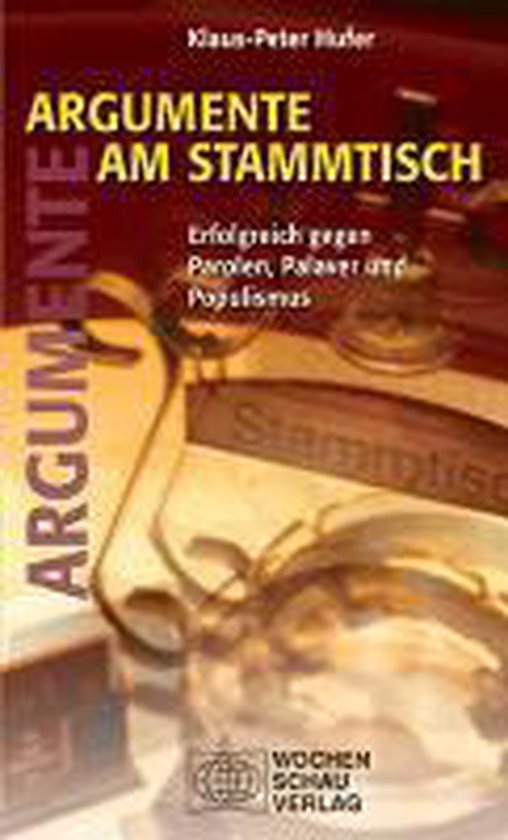 Argumente am Stammtisch - cover