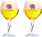 Delirium tremens glas bier glazen speciaalbier 2 stuks nieuwste editie