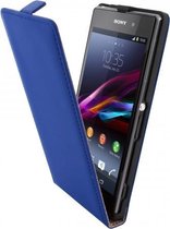 Mobiparts - Blauw premium flipcase - Sony Xperia Z1